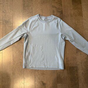 Men's Lululemon City Sweat Crew (Steel Blue, Size M)